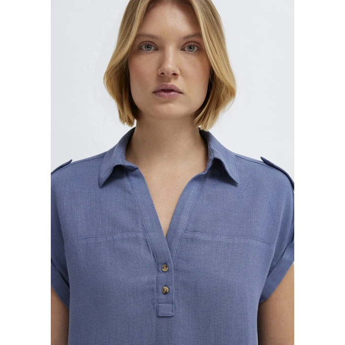 Mavi 1211443 Yakali Kadin Body - Indigo
