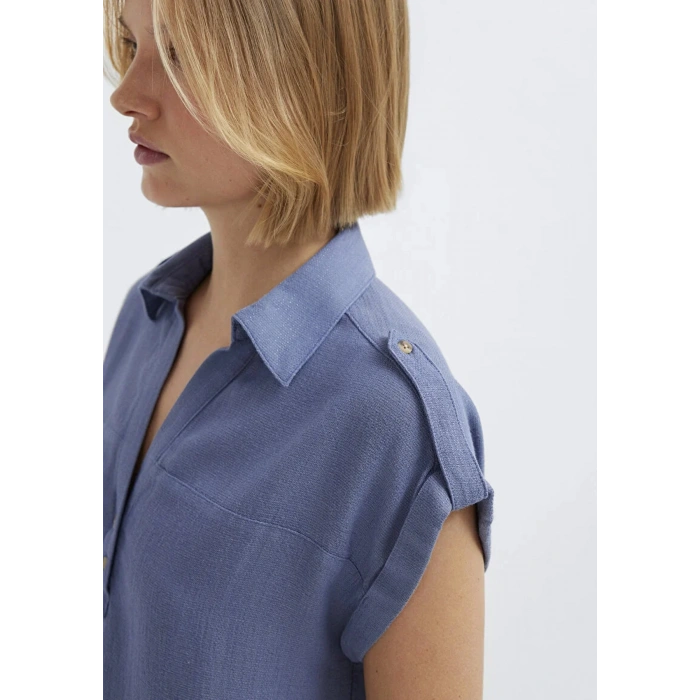 Mavi 1211443 Yakali Kadin Body - Indigo