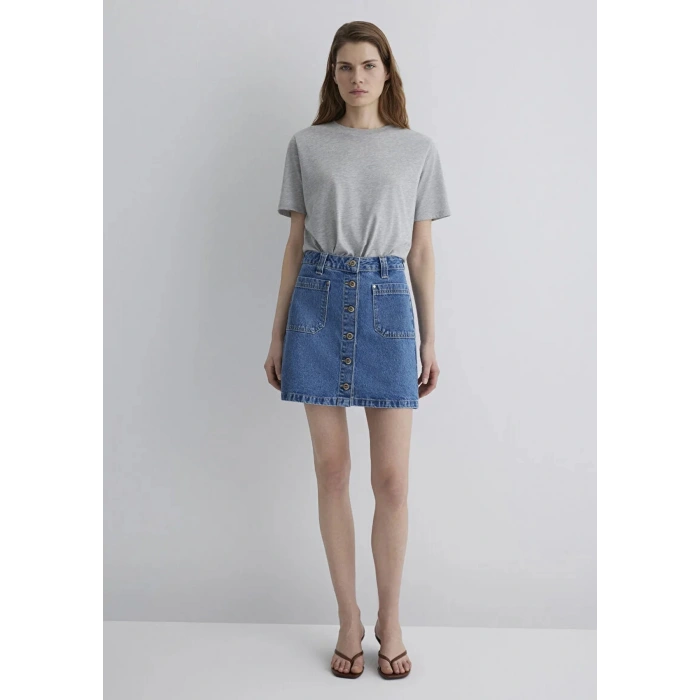 Mavi 1310404 Silvana Kadin Kot Etek - Mavi