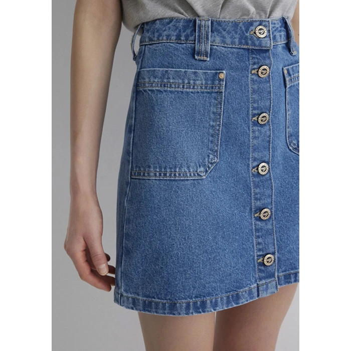 Mavi 1310404 Silvana Kadin Kot Etek - Mavi