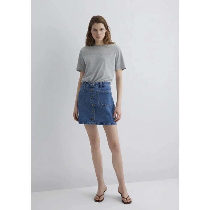 Mavi 1310404 Silvana Kadin Kot Etek - Mavi