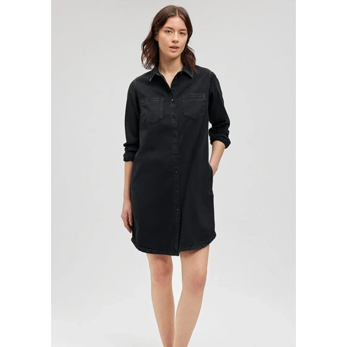 Mavi 1310503 Kadın Kot Elbise - Siyah