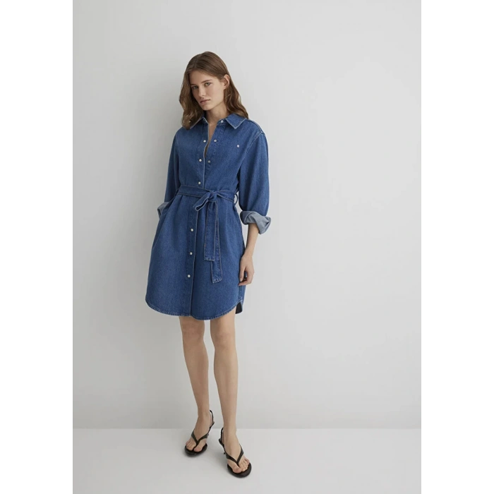 Mavi 1310618-89426 Bertina Kadin Kot Elbise - Lacivert