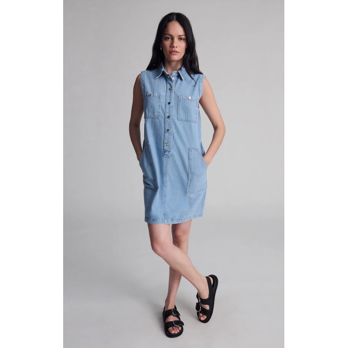 Mavi 1310659 Simla Kadin Kot Elbise - Mavi