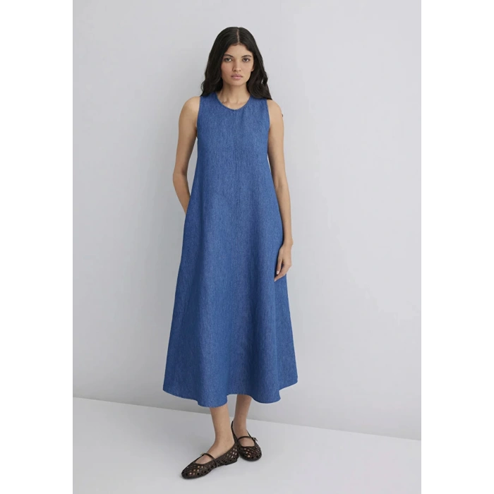 Mavi 1310668 Kadin Kot Elbise - Lacivert