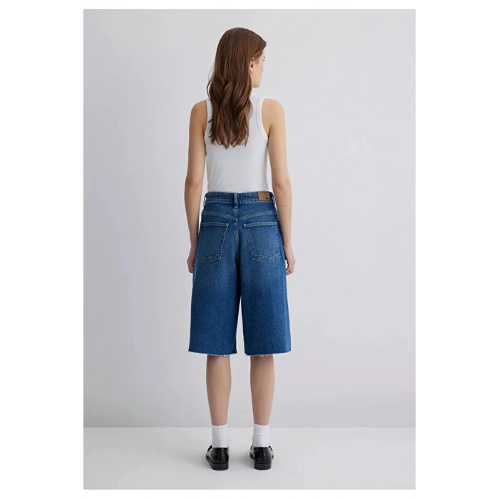 Mavi 1410171 5 Cep Diz Alti Kadin Kot Sort - Lacivert