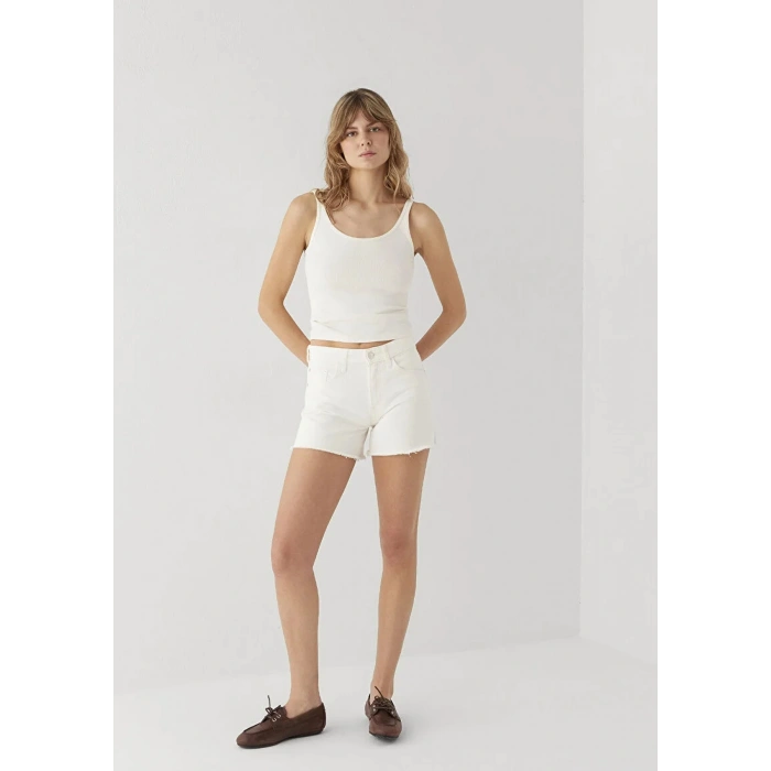 Mavi 1421021 Taylor Kadin Kot Sort - Ekru
