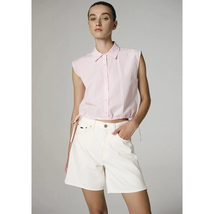 Mavi 1421033 Siena Short Kadin Sort - Ekru