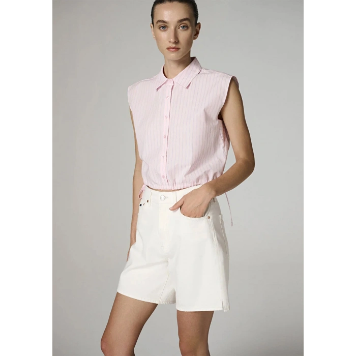 Mavi 1421033 Siena Short Kadin Sort - Ekru