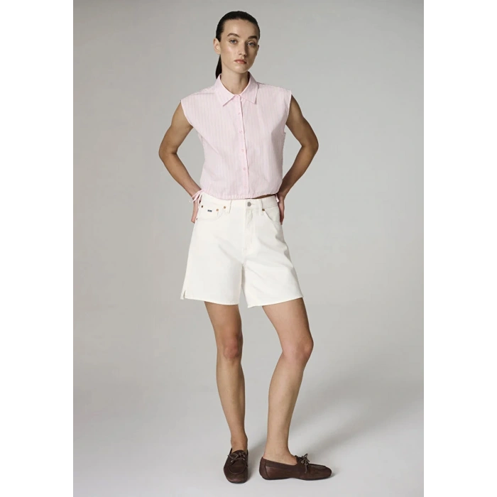 Mavi 1421033 Siena Short Kadin Sort - Ekru