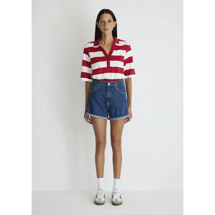 Mavi 1450132042 Clara 5 Cep Kadin Kot Sort - Lacivert