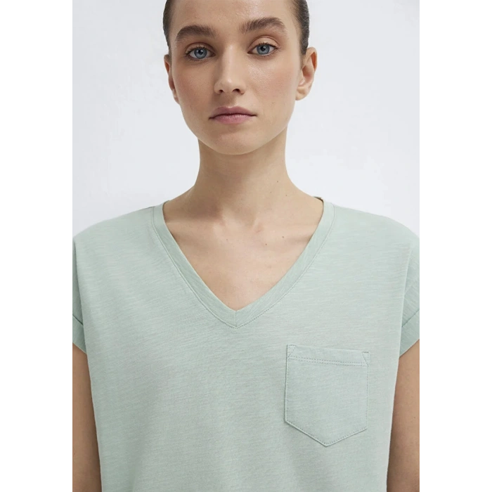 Mavi 1600961 V Yaka Kadin Body - Yesil