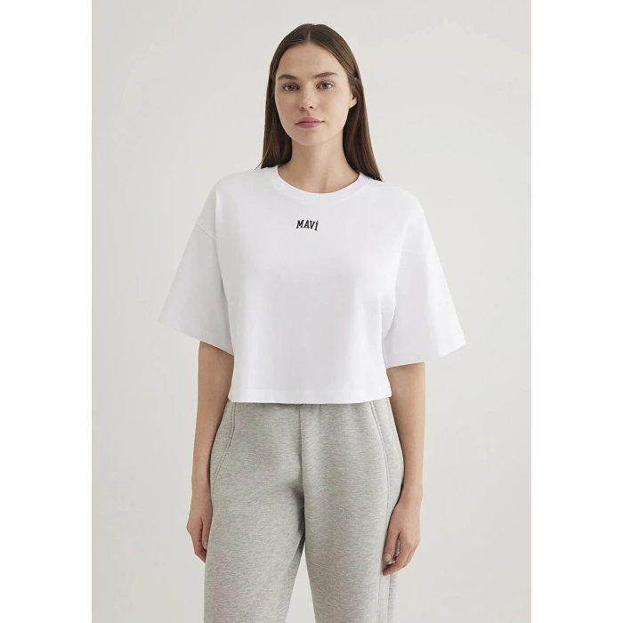 Mavi 1611585 0 Yaka Kadin Body - Beyaz