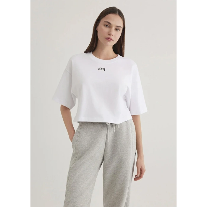 Mavi 1611585 0 Yaka Kadin Body - Beyaz