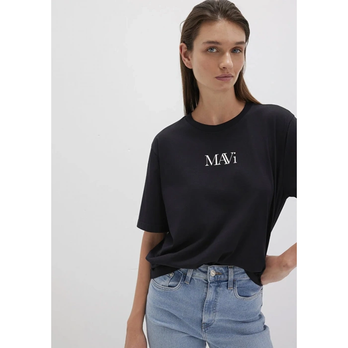 Mavi 1611594 0 Yaka Bayan Body - Siyah