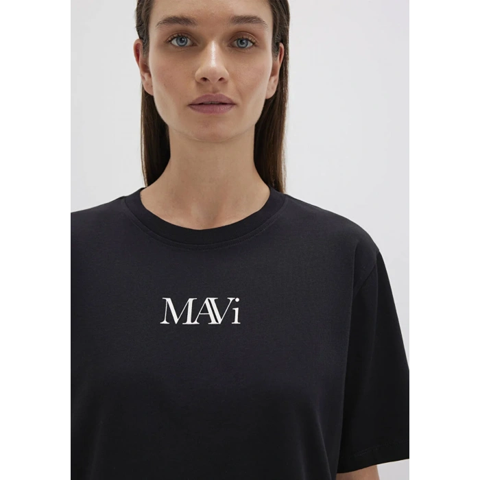 Mavi 1611594 0 Yaka Bayan Body - Siyah