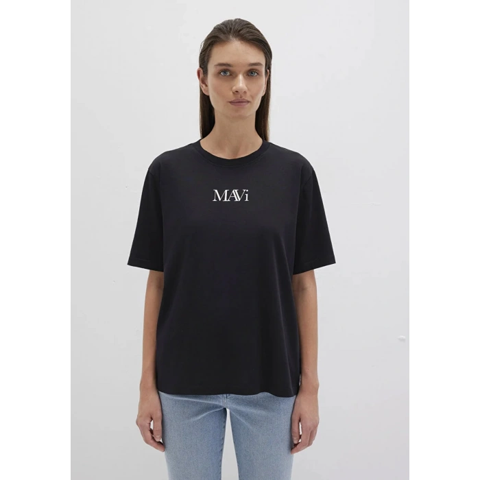 Mavi 1611594 0 Yaka Bayan Body - Siyah