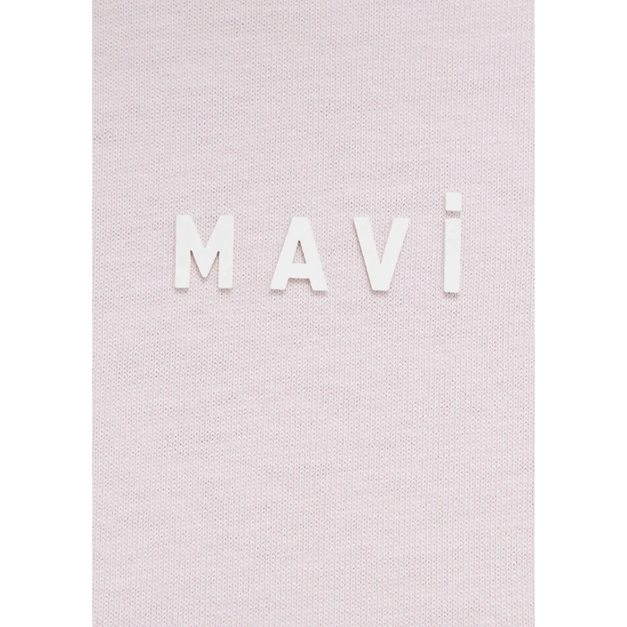 Mavi 1612518 0 Yaka Kadin Tshirt - Pembe