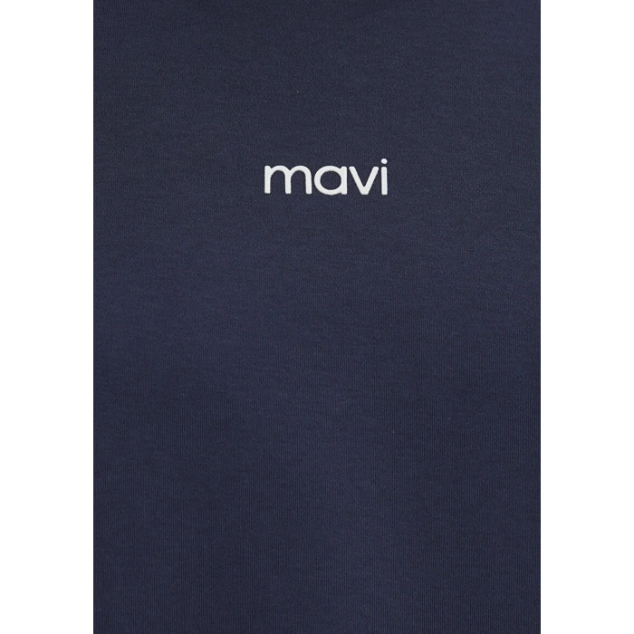 Mavi 1612829 0 Yaka Kadin Tshirt - Lacivert