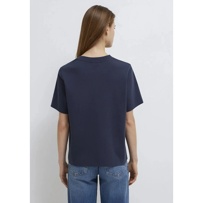 Mavi 1612829 0 Yaka Kadin Tshirt - Lacivert