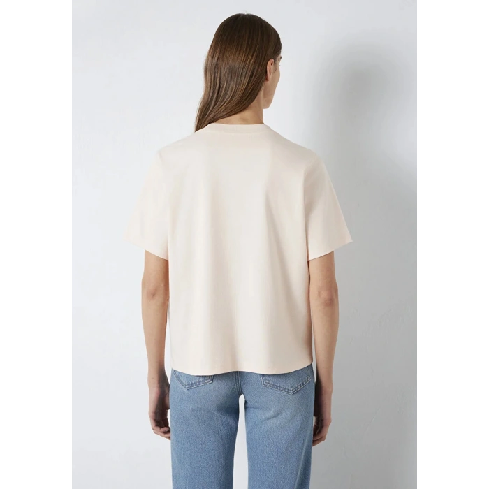 Mavi 1612829 0 Yaka Kadin Tshirt - Yavru Agzi