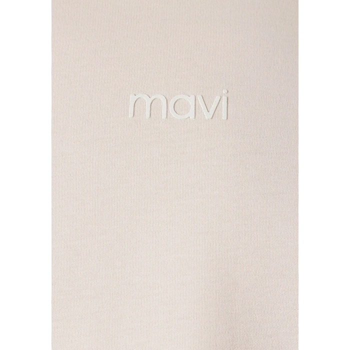 Mavi 1612829 0 Yaka Kadin Tshirt - Yavru Agzi