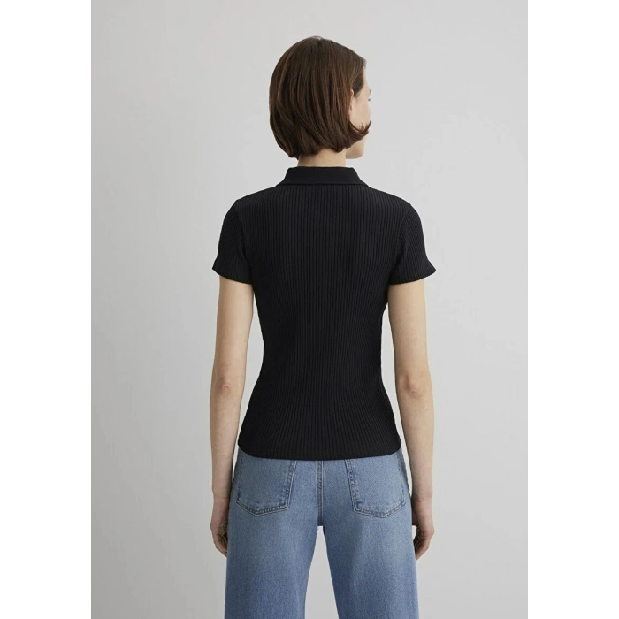 Mavi 1613120 Yakali Kadin Body - Siyah