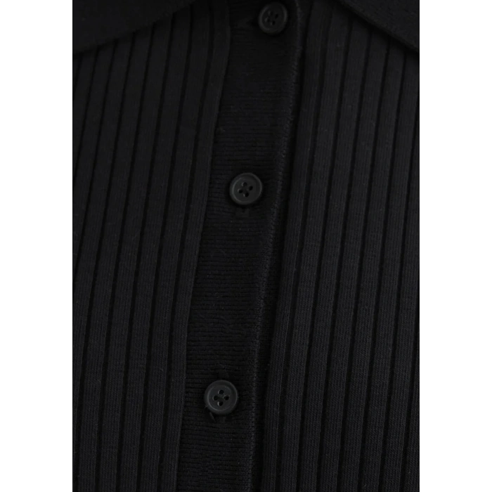 Mavi 1613120 Yakali Kadin Body - Siyah