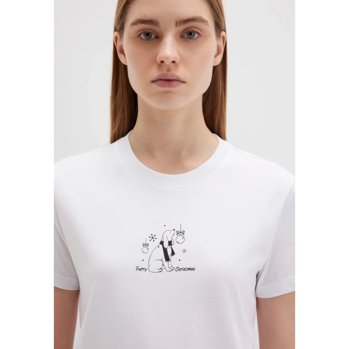 Mavi 1613628 0 Yaka Kadin Body - Beyaz