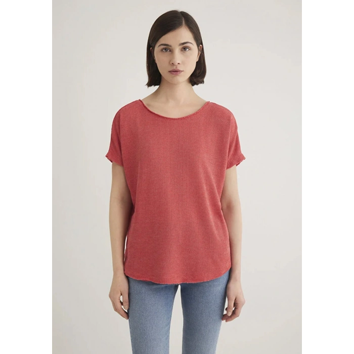 Mavi 167311 Genis Yaka Kadin Body - Kiremit