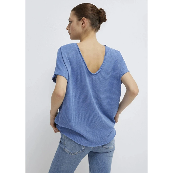 Mavi 167311 Genis Yaka Kadin Body - Mavi