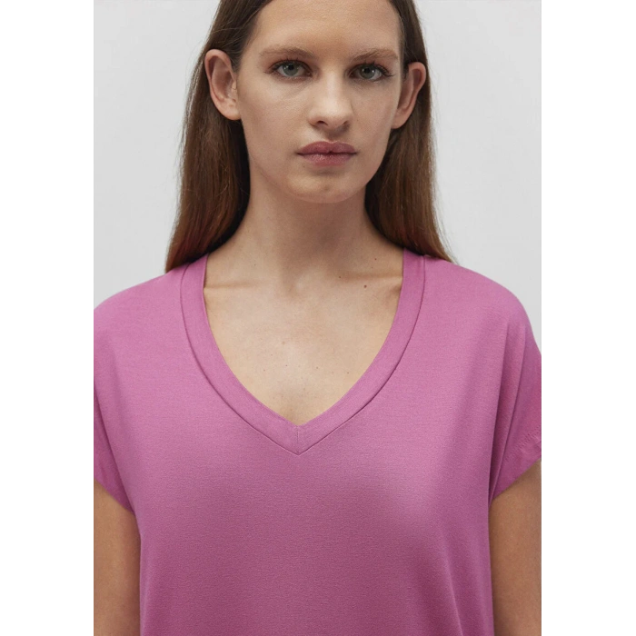 Mavi 167714 V Yaka Kadın Body - Fusya