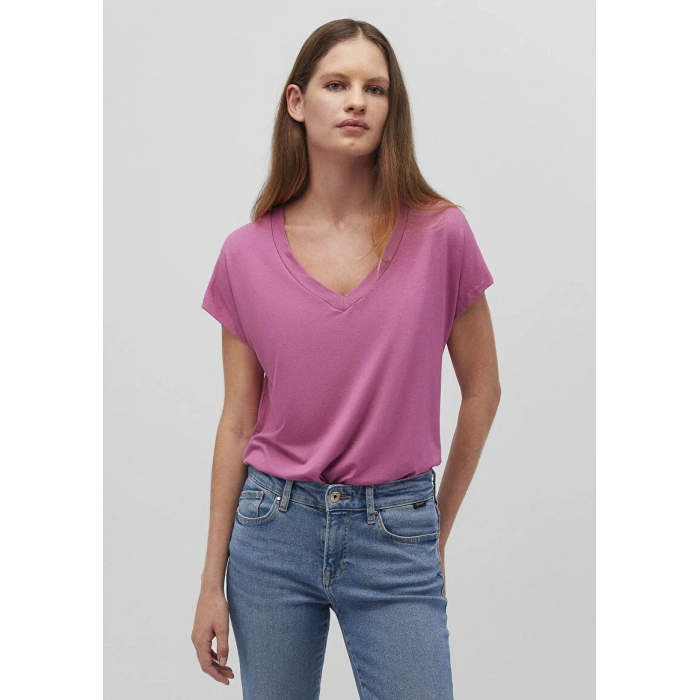 Mavi 167714 V Yaka Kadın Body - Fusya