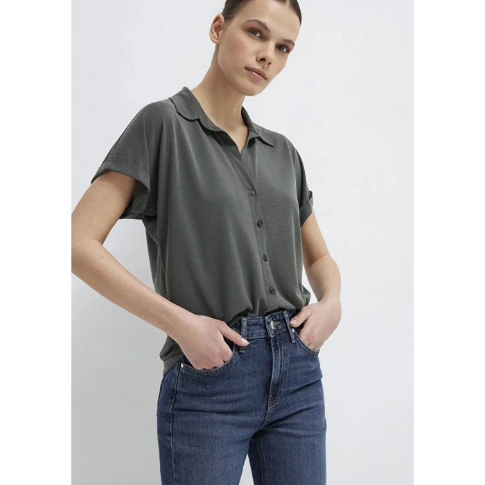 Mavi 168081 Kadin Gomlek - Haki