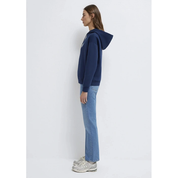 Mavi 168334 Kapsonlu Kadin Sweat - Lacivert