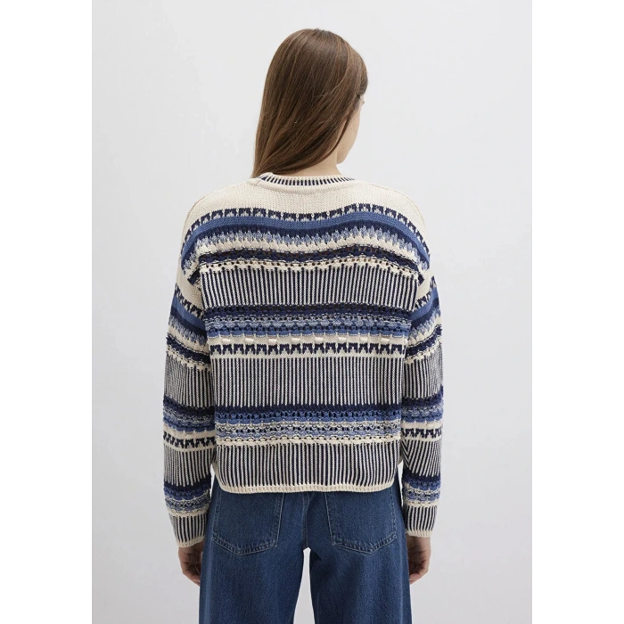 Mavi 1710155 0 Yaka Kadin Triko - Bej