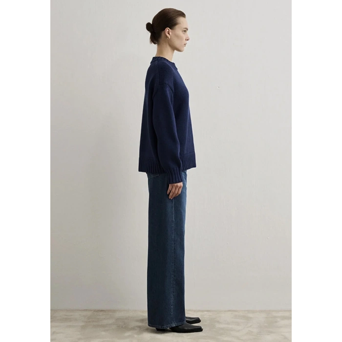 Mavi 1710516 0 Yaka Kadin Triko - Lacivert