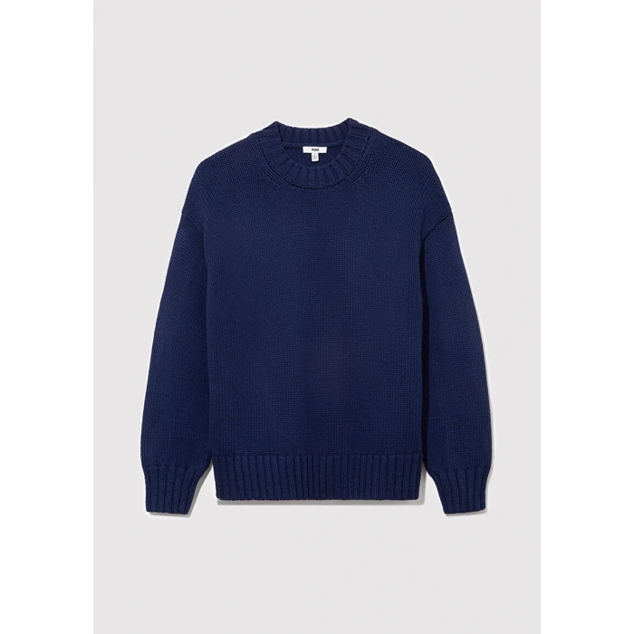 Mavi 1710516 0 Yaka Kadin Triko - Lacivert