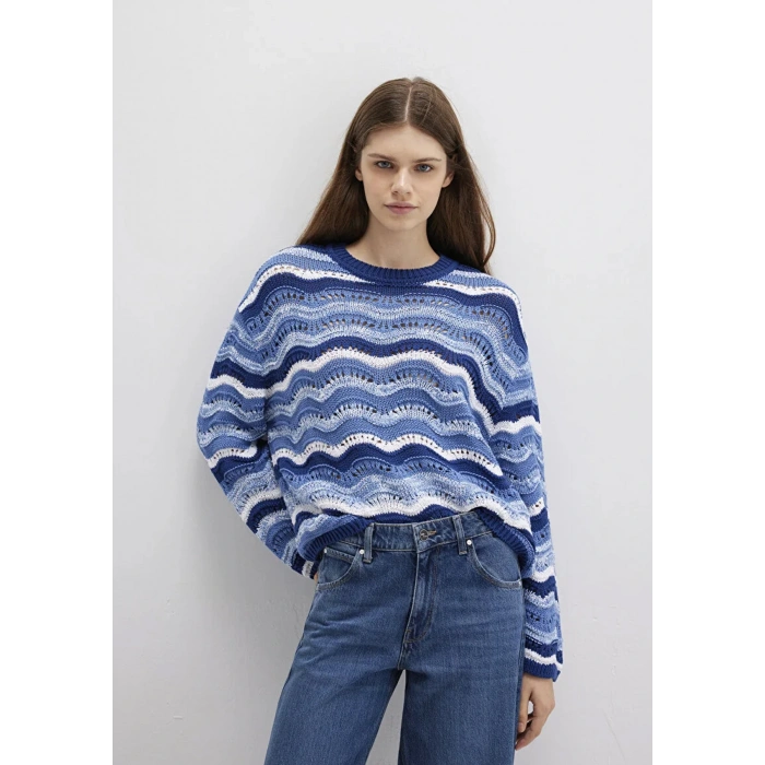 Mavi 1710639 0 Yaka Kadin Triko - Lacivert