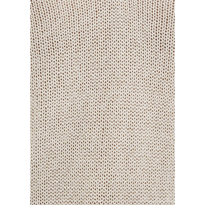 Mavi 1710696 V Yaka Kadin Triko - Krem