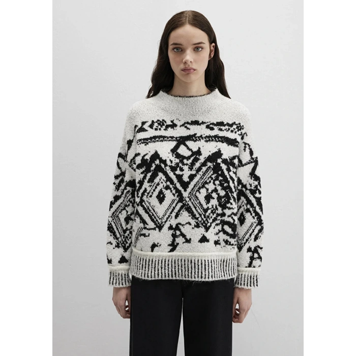 Mavi 1710805 0 Yaka Kadin Triko - Beyaz