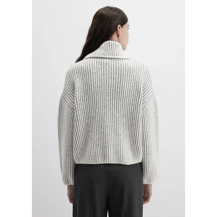 Mavi 1710806 Balikci Yaka Kadin Triko - Gri