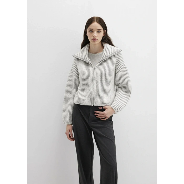 Mavi 1710806 Balikci Yaka Kadin Triko - Gri