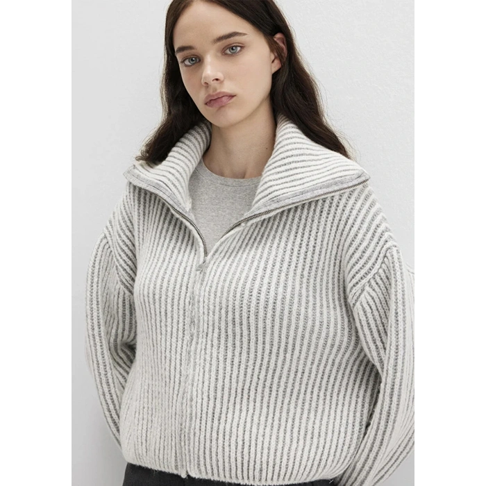 Mavi 1710806 Balikci Yaka Kadin Triko - Gri