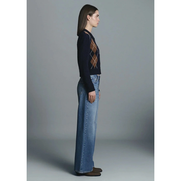 Mavi 1710825 Kadin Triko - Lacivert Kahve