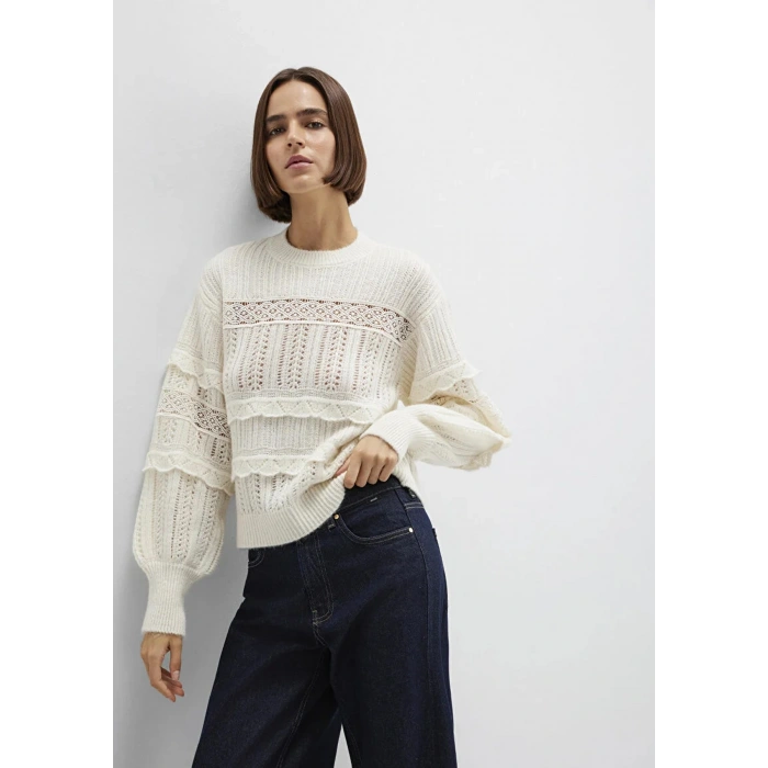 Mavi 1710881 Kadin Triko - Ekru