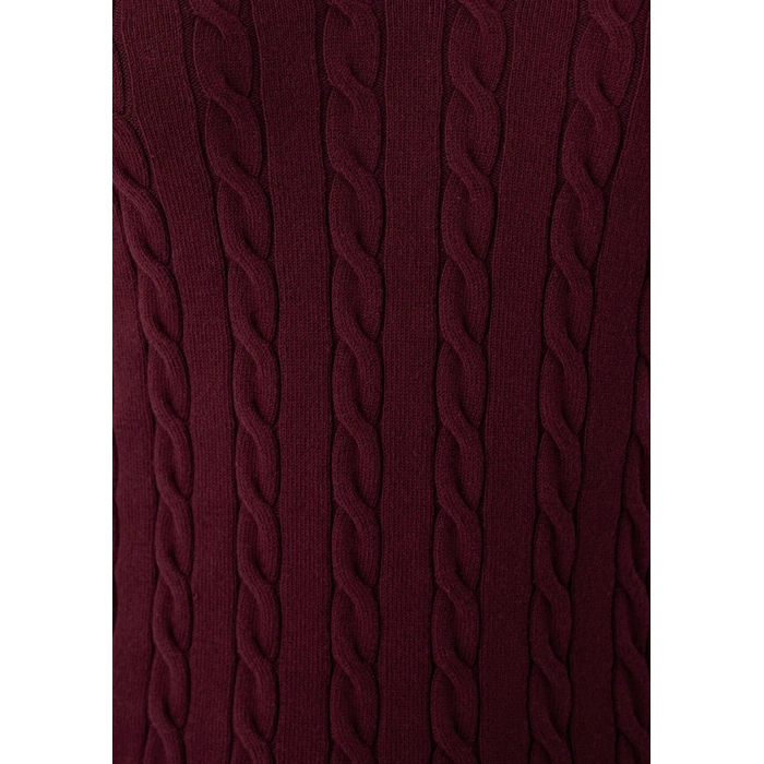 Mavi 1710911 V Yaka Kadin Triko - Bordo