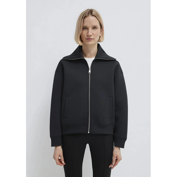 Mavi 1s10295 Fermuarli Kadin Sweat - Siyah