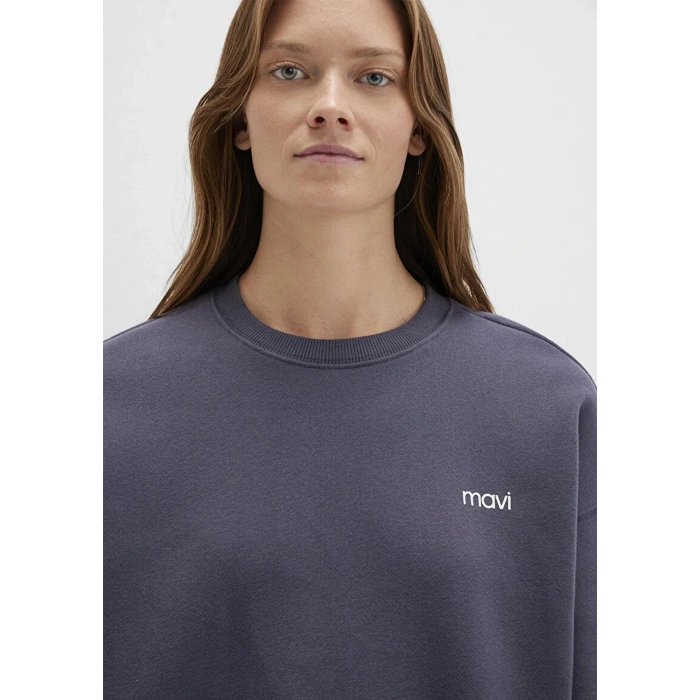 Mavi 1s10490 0 Yaka Kadin Sweat - Antrasit