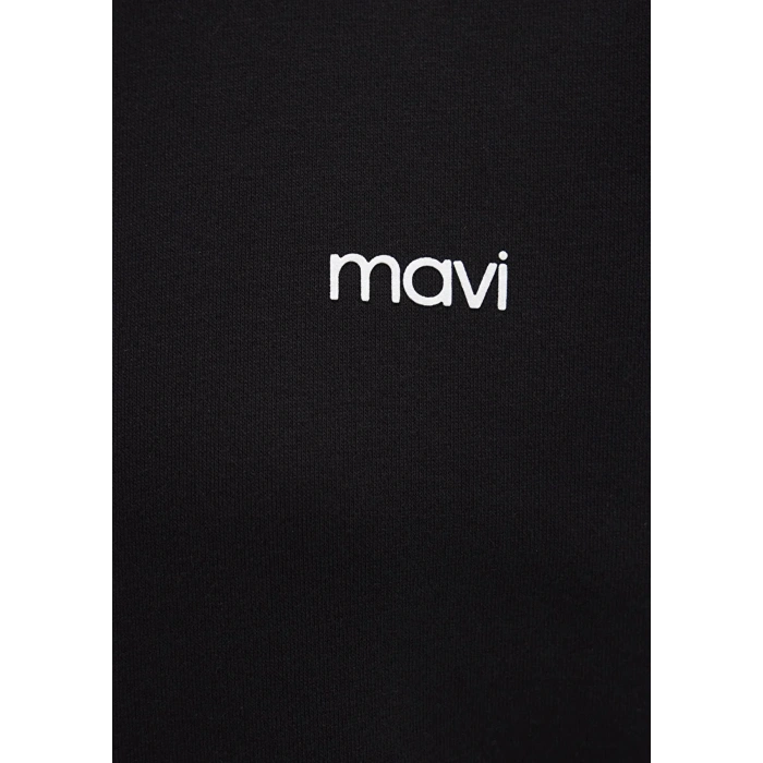 Mavi 1s10490 0 Yaka Kadin Sweat - Siyah